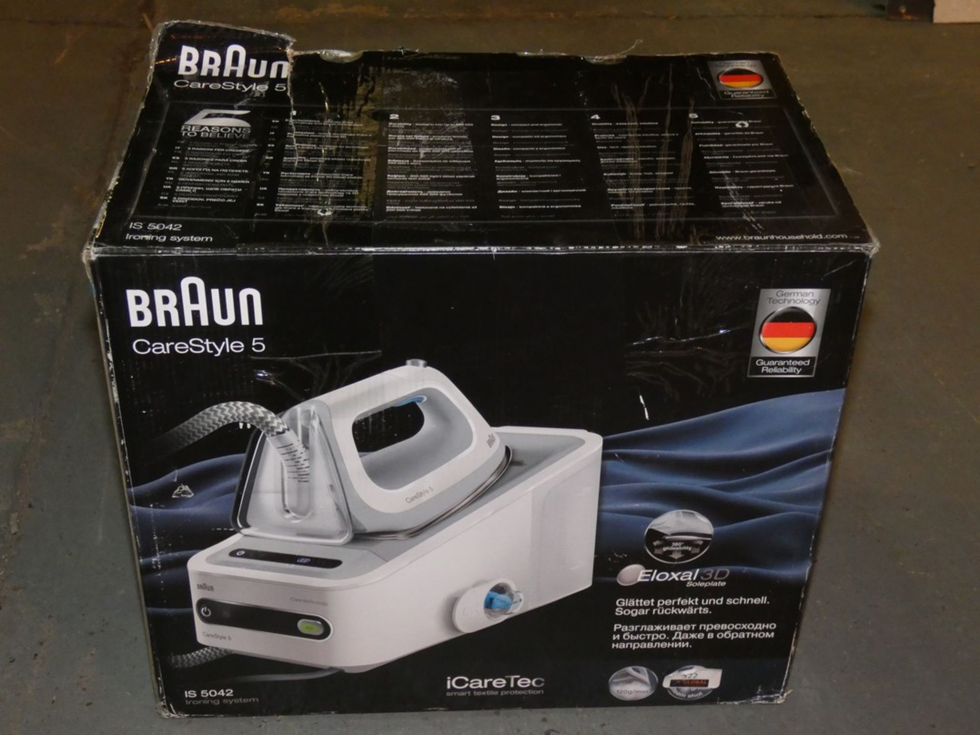 Boxed Braun Steam Generating Iron RRP £25 (Customer Return)