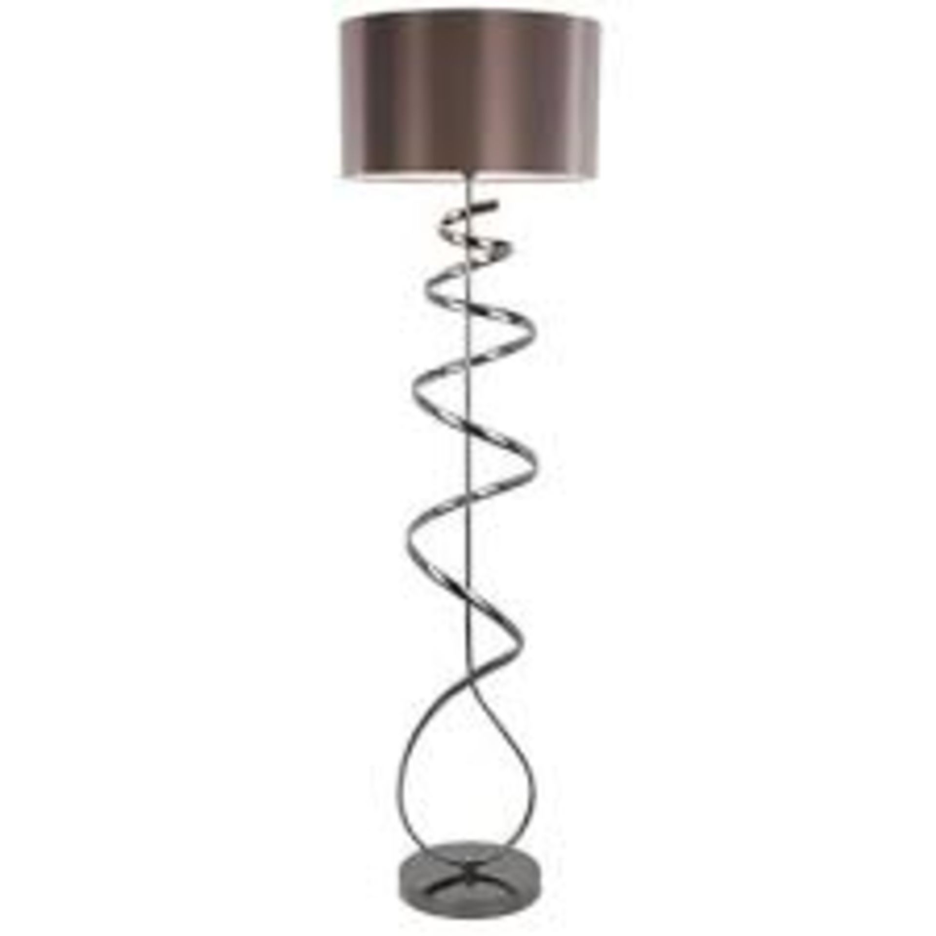 Boxed Home Collection Lucas Twisted Shade Floor Lamp RRP £140 (Customer Return)