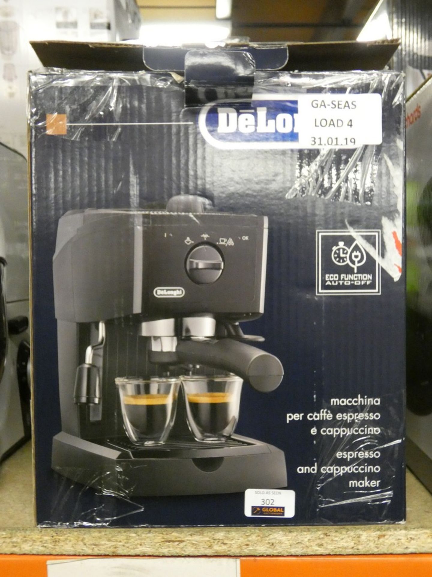 Delonghi Express Cappuccino Coffee Maker RRP £50 (Boxed Customer Return)