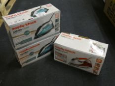 Lot to Contain 3 Assorted Items To Include Boxed Morphy Richards Turbo Steam and Saturn Steam