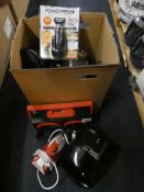 Lot to Contain A Large Quantity of Items To Include Radios, George Foreman Fat Reducing Health