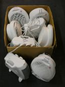 Lot to Contain 8 Unboxed Tabletop Fan Heaters (Unboxed Customer Returns)