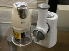 Lot to Contain 2 Assorted Items To Include Nutri Ninja Food Chopper and Sorbet Maker (Unboxed