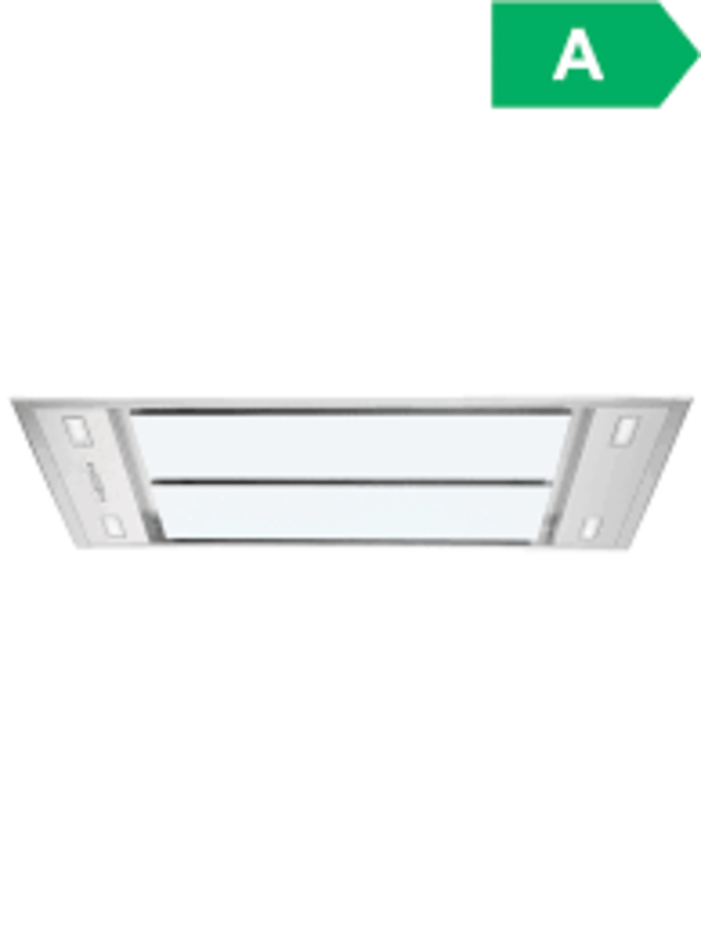 Boxed UBADCH110W White Ceiling Cooker Hood RRP £450(Customer Return)