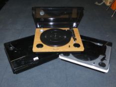 Lot to Contain 3 Intempo Record Players Combined RRP £90 (Customer Returns)