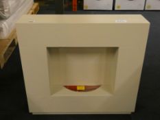 Unboxed Electric Fireplace in Cream RRP £119 (Ex-Display)