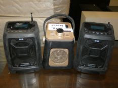 Lot to Contain 4 Maxtek DAB/FM Radios (Unboxed Customer Return)