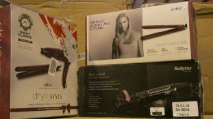 Lot to Contain 3 Assorted Hair Care Products To Include 1 Babyliss Smooth Ultra Fast Hair