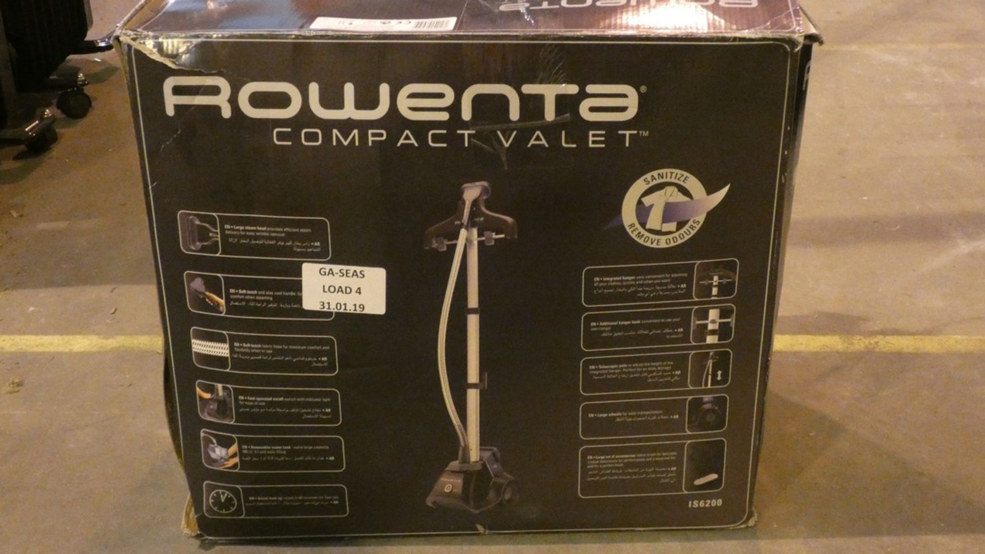 Boxed Rowenta Compact Garment Steamer RRP £100 (Customer Return)