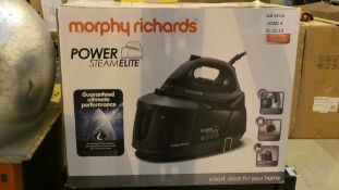 Boxed Morphy Richards Power Steam Elite Steam Generating Iron RRP £200 (Customer Return)