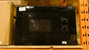 Black Full Integrated Microwave Oven RRP £90 (Customer Return)
