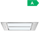 Boxed UBADCH110W 110cm Ceiling Cooker Hood In White RRP £450 (Customer Return)