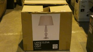 Boxed Home Collection Large Elina Fabric Shade Ceiling Light RRP £95 (Customer Return)