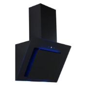 Boxed UBHHHC0BK Angled Black Cooker Hood (Customer Return)