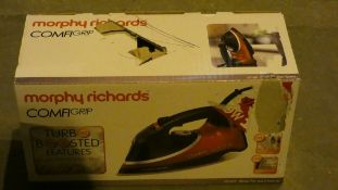 Boxed Morphy Richards Comfy Grip Designer Steam Iron RRP £40 (Customer Return)