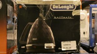 Boxed Delonghi Brilliante Cordless Jug Kettle RRP £55 (Customer Return)