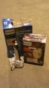 Lot to Contain 3 Assorted Items To Include a Philips Epilator, Philips Triple Head Shaver and Oral B