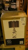 Boxed Home Collection Luca Designer Table Lamp RRP £60 (Customer Return)