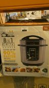 Boxed Pressure King Pro 8 in 1 Digital Pressure Cooker RRP £50 (Customer Return)