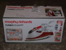 Boxed Morphy Richards Turbo Steam Pro RRP £45