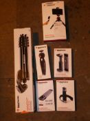 Complete Manfrotto Camera and Smart Phone Accessory Pack Contains 6 boxed Pieces To Include