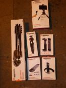 Complete Manfrotto Camera and Smart Phone Accessory Pack Contains 6 boxed Pieces To Include