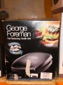 Boxed Family Portion George Foreman Fat Reducing Health Grill RRP £40