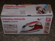 Boxed Morphy Richards Turbo Steam Pro RRP £45