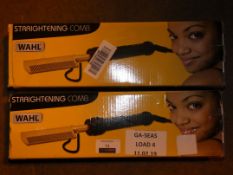 Boxed Wahl Hair Straightening Combs RRP £35 Each