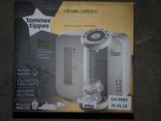 Boxed Tommee Tippee Closer to Nature Quick and Easy Perfect Preparation Machine RRP £120