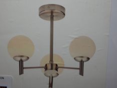 Boxed Kaden 3 Light Flush Ceiling Light Fitting RRP £55