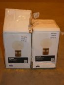 Lot to Contain 2 Boxed Rowan Table Lamps Combined RRP £60