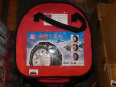 Lot to Contain Four Sets of SUV All Ride Winter Tyre Chains