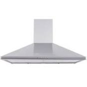 Boxed CHIM90SS 90cm Chimney Cooker Hood Stainless Steel