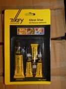 Lot to Contain Three Boxes of Seven Key All Purpose Adhesive Super Glue