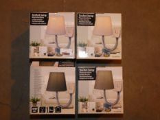 Lot to Contain Four Boxed Socket Lamps