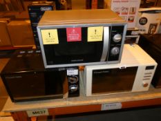 Lot to Contain 3 Assorted Russell Hobbs and Morphy Richards Manual Microwaves