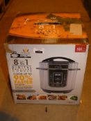 Boxed 8 in 1 Pressure King 3 Litre Digital Pressure Cooker RRP £50