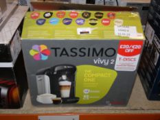 Boxed Bosch Tassimo Vivy 2 Compact one Coffee Maker RRP £60