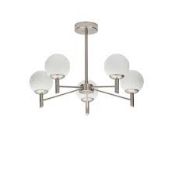 Boxed Home Collection Caden Five Light Flush Designer Ceiling Light RRP £80