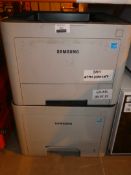 Lot to Contain 2 Samsung Mono Chrome Printers