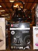 Lot to Contain 2 Assorted Boxed and Unboxed Legacy Kettles Russell Hobbs RRP £70 Combined
