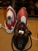 Lot to Contain 3 Assorted Irons by Morphy Richards