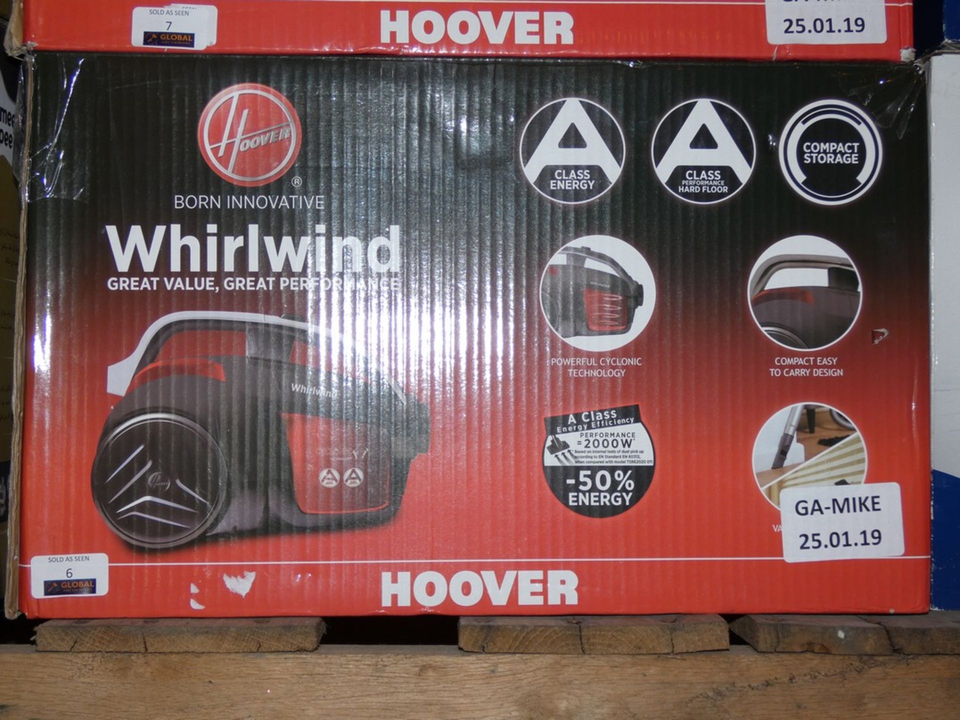 Boxed Hoover Whirlwind Cylinder Vacuum Cleaner RRP £60