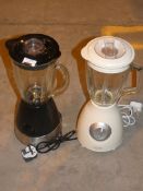 Lot to Contain 2 Boxed Glass Jug Blenders in Cream and Black