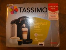 Boxed Bosch Tassimo Vivy 2 Compact one Coffee Maker RRP £60.00