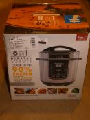 Boxed 8 in 1 Pressure King 3 Litre Digital Pressure Cooker RRP £50