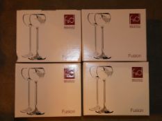 Lot to Contain Four Packs of Fusion F&D Design Licuour Glasses