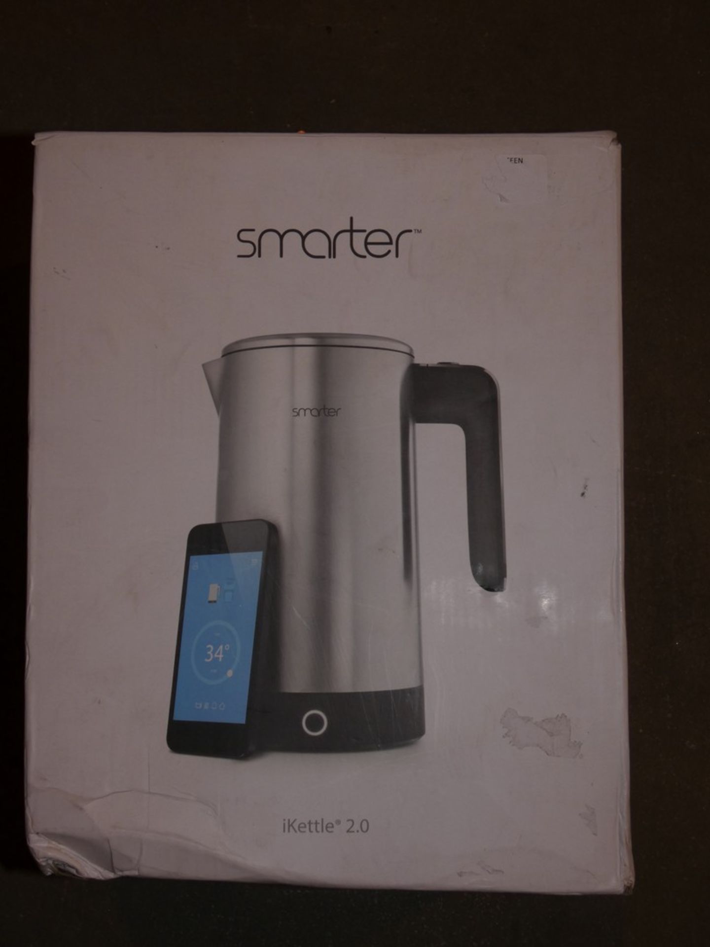 Boxed Smarter 2ltr iKettle App Control Rapid Boil Stainless Steel RRP £100