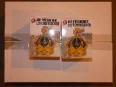 Lot to Contain Twelve New All Ride Air Fresheners with New Car Scent